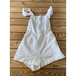 NWT Seven Wonders Sophia Play Suit Romper Size 8 Women’s White